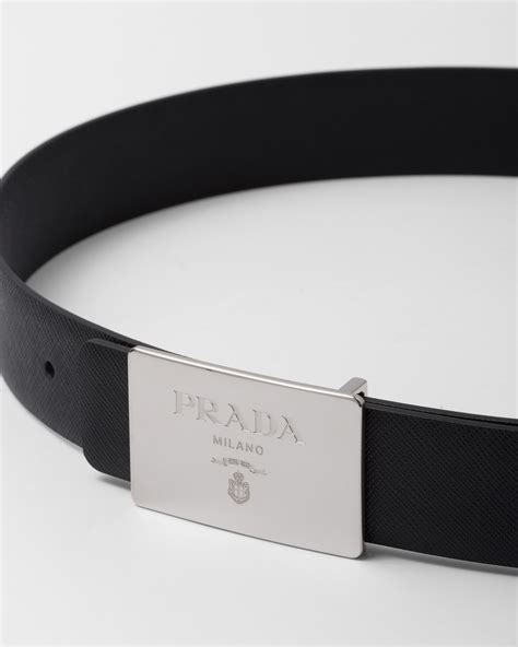 prada buckle belt.